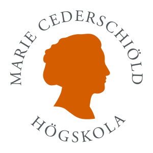 Logotyp för Marie Cederschölds högskola
